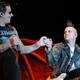 M. Shadows, left, other Avenged Sevenfold dude, right (Ethan Miller/Getty Images)